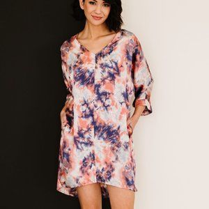 Shirt Dress Tie-Dye Inspired